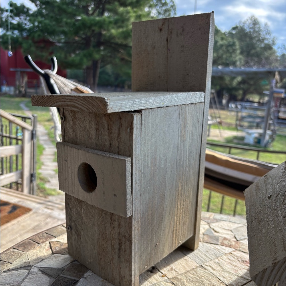 Rustic Wooden Birdhouse Hand made